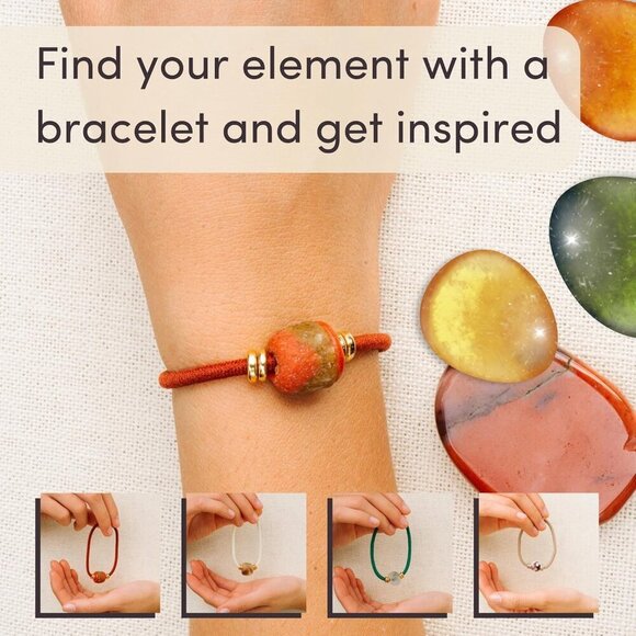 Zodiac Bracelet Hair Ties Handmade No Damage Jewelry for Women Boho Style